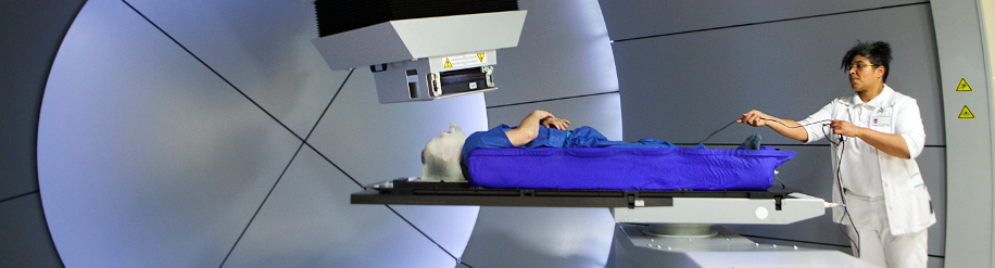 Scaner with a nurse